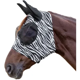 Waldhausen Fliegenmaske Puck Pony Schwarz/Weiß