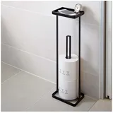 Yamazaki Tower Toilettenpapierständer schwarz