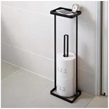 Yamazaki Tower Toilettenpapierständer schwarz