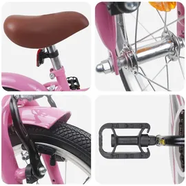vidaXL Kinderfahrrad 12 Zoll rosa