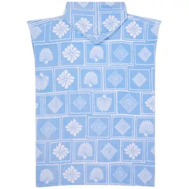 Roxy Stay Magical Printed Poncho - Cerulean shell yeah s), - One Size