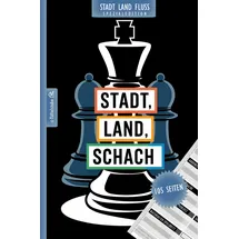 tüftelstube Stadt, Land, Schach - 105 Seiten - Stadt-Land-Fluss-Spezialedition für Schachspieler und Schachvereine