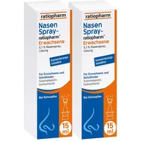 Nasenspray ratiopharm Erwachsene oK 2X15 ml