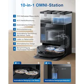 Ecovacs DEEBOT T50 Omni Schwarz