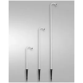 Fabas Luce LED Outdoor Akkuleuchte Set inkl. Erdspieß 3W 3000K dimmbar Metall 3742-72-102 weiß