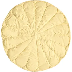 Spielteppich in Blumenform gelb 110 x 110 cm ELIZJUM