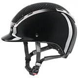 UVEX Exxeed glow Reithelm - black-black - XS-S (54-56)