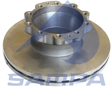 SAMPA 021039 Hinterachse innenbelüftet 335mm 34mm für MAN