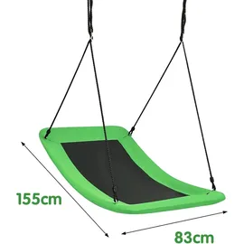 Costway Nestschaukel rechteckig 100-180 cm bunt