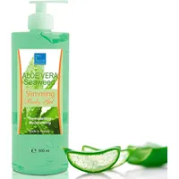 bleu & marine Bretania Bleumarine Bretania - Meeresalgen & Aloe Vera Abnehmen Gel | Anti-Cellulite & Hautstraffung | Lymphdrainage & Diät Unterstützung | Massage Gel, Grün, 500 ml