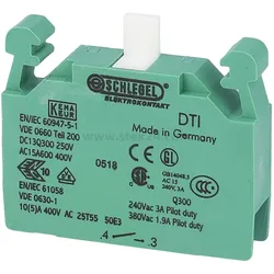 DTI Georg Schlegel Tastkontaktgeber, 1S Kontaktgeber DT Schraublose Federklemmtechnik, Querschnitt 0,08mm2 - 2,5mm2 _ 1 Stück