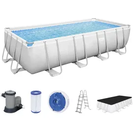 BESTWAY Power Steel Frame Pool Set 549 x 274 x 122 cm inkl. Filterpumpe