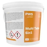 PWS Professional Multi Tabs 6in1 - 5 kg - Chlortabletten Multifunktion Tabs für Pool MAXI 200g