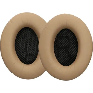 kwmobile 2X Ohrpolster kompatibel mit Bose Quietcomfort 35 35II 25 15 / QC35 QC35II QC25 QC15 Polster - Kopfhörer Polster aus Kunstleder für Over Ear Headphones