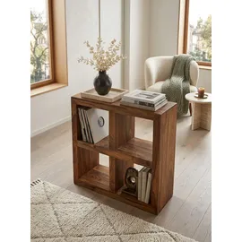 KADIMA DESIGN Sheesham Standregal 82 x 34 x 82 cm Braun