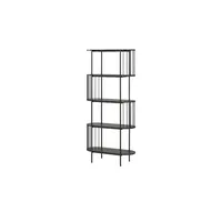 CASANOVA Standregal 80 x 34 x 172 cm Schwarz