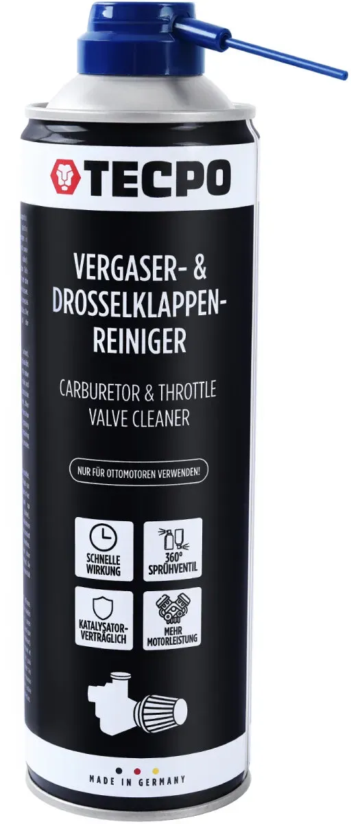 TECPO Vergaser & Drosselklappen Reiniger Ansaug-System-Reinigung...
