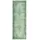 tesso living MARYLOU Designer-Teppich 80 x 195 cm Grün/Mehrfarbig