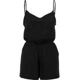 URBAN CLASSICS Ladies Short Spaghetti Jumpsuit - schwarz