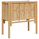 vidaXL Garten Hochbeet 70x35x70 cm Bambus