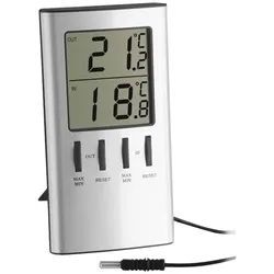 TFA Thermometer - digital - Silber