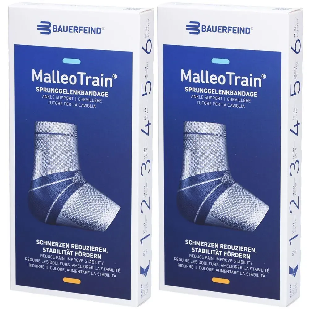 Malleotrain Sprunggelenkbandage Größe 3 rechts Titanium