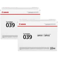 Canon Original Toner 039 Doppelpack schwarz (OP0287C001)