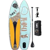 Moai Kid 8'2" 5,8 kg Aufblasbares SUP Board 8,2 Kinder Gelb