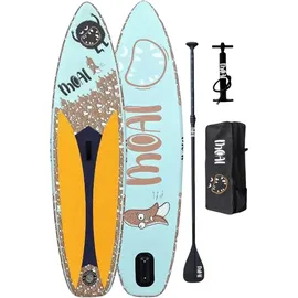Moai Kid 8'2" 5,8 kg Aufblasbares SUP Board 8,2 Kinder Gelb