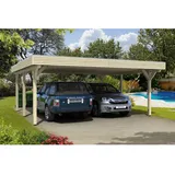 SKANHOLZ Skan Holz Flachdach-Doppelcarport Spessart 611 cm x 604 cm