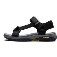 Skechers Herren LOMELL RIP Tide Sandalen mit offener Zehenpartie, Schwarz, 46 EU - 46 EU