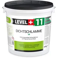 LEVEL PLUS Dichtschlämme 1K Trockener Keller Abdichten Aussen Balkon 20 kg grau