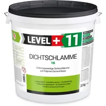 LEVEL PLUS Dichtschlämme 1K Trockener Keller Abdichten Aussen Balkon 20 kg grau