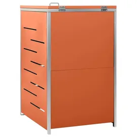 vidaXL Mülltonnenbox 69 x 77,5 x 113 cm orange