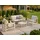 beautysofa Aspen Gartenlounge-Set 4-tlg. beige/grau