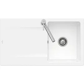 Villeroy & Boch Siluet 50 flat weiß alpin + Handbetätigung