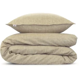 Zo Home Lino Unifarben Braun 135 x 200 cm + 2 x 80 x 80 cm
