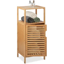 Relaxdays Badschrank 87 x 36,5 x 33 cm Natur