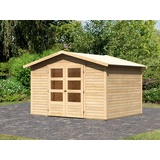 Karibu Gartenhaus Carlberg 5«, BxT: 337x266 cm naturbelassen oder anthrazit, beige