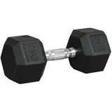 Homcom Gummi-Hantel Metall Gummi