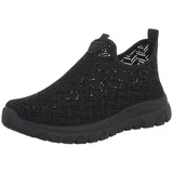 Ital-Design Slip-Ons Schwarz Damen 38