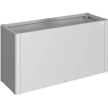 Biohort Hochbeet 152 x 53 x 77 cm Silber
