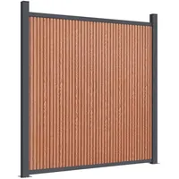 vidaXL Zaunelement 872 x 186 cm Braun/WPC