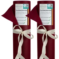 Sensalux Tischdeckenrollen-Set, 2 Stück, stoffähnliches Vlies, Event, Geburtstagsfeier, 1,18m