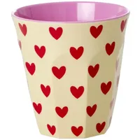 Rice Becher Trinkbecher Melaminbecher aus 100% Melamin Darling Hearts,