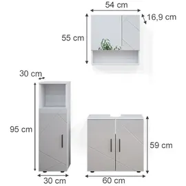 Vicco Irma 80 cm weiß