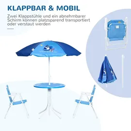 Outsunny Kindersitzgruppe 4-tlg. Blau