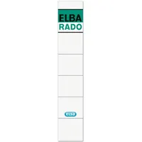 Elba Ordnerrücken-Etiketten \"ELBA Rado - kurz/schmal, weiß
