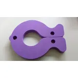 Schwimmbrett Fisch Schwimmfisch Auftriebshilfe Fisch Purple Lila Violett