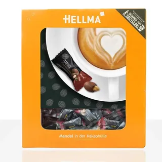 Hellma Mandel in der Kakaohülle Schokoladenbonbons 380 Stück 912 g